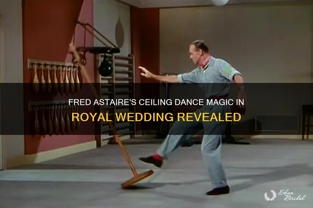 how did fred astaire dance on ceiling in royal wedding