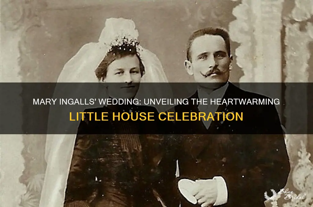how did mary ingalls wedding