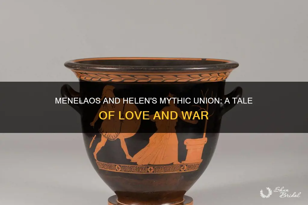 how did menelaos wed helwn