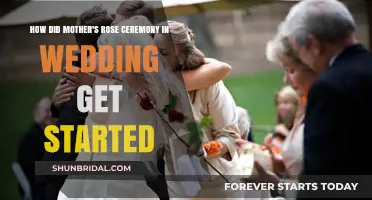 The Origins of the Mother's Rose Ceremony in Weddings