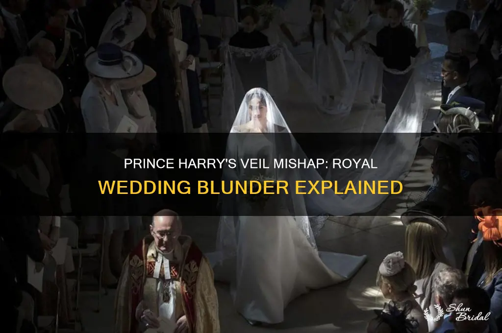 how did prince harry mess up on the veil