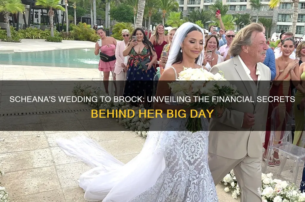 how did scheana pay for her wedding to brock