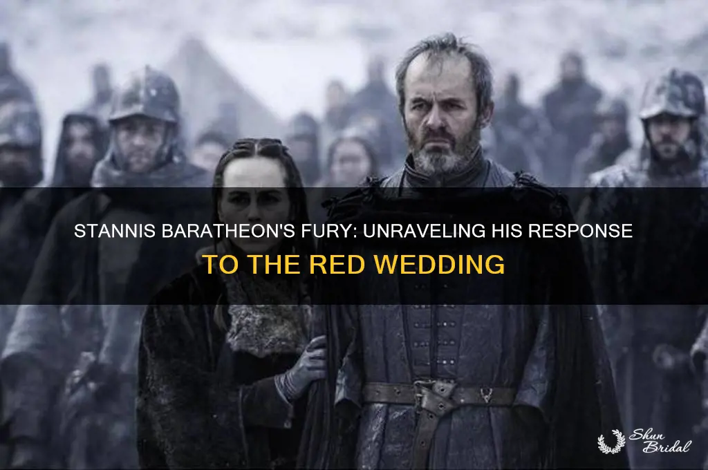 Stannis Baratheon's Fury: Unraveling His Response To The Red Wedding ...