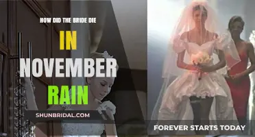 Tragic Love: Unraveling the Mystery of the Bride's Demise in November Rain