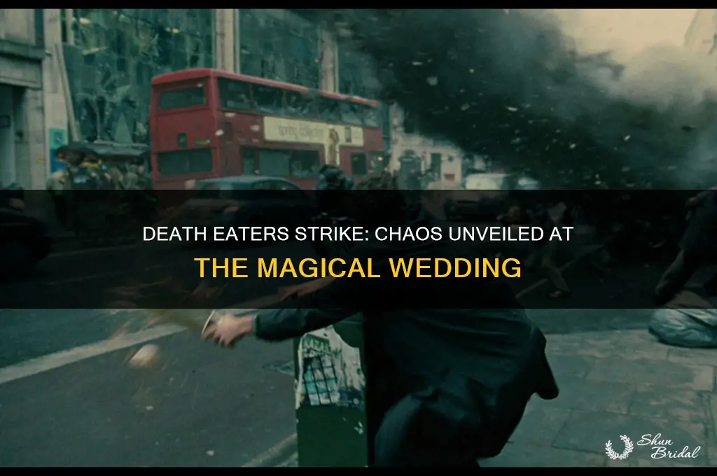 how did the death eater attack the wedding