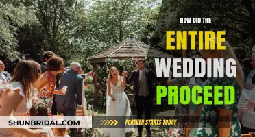 A Seamless Celebration: How Our Entire Wedding Proceeded Flawlessly