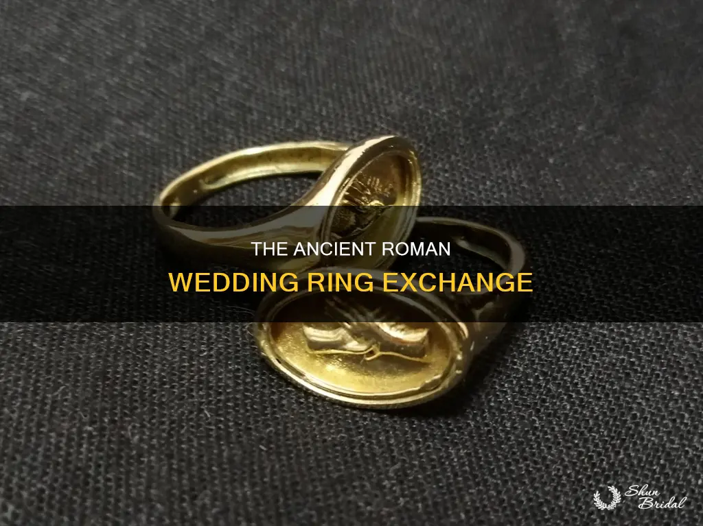 how did the romans exchange wedding rings