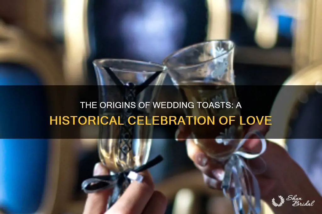 how did the wedding toast begin