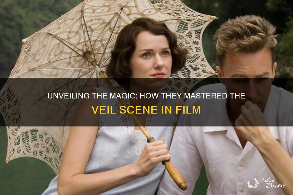 how did they do veil scene in