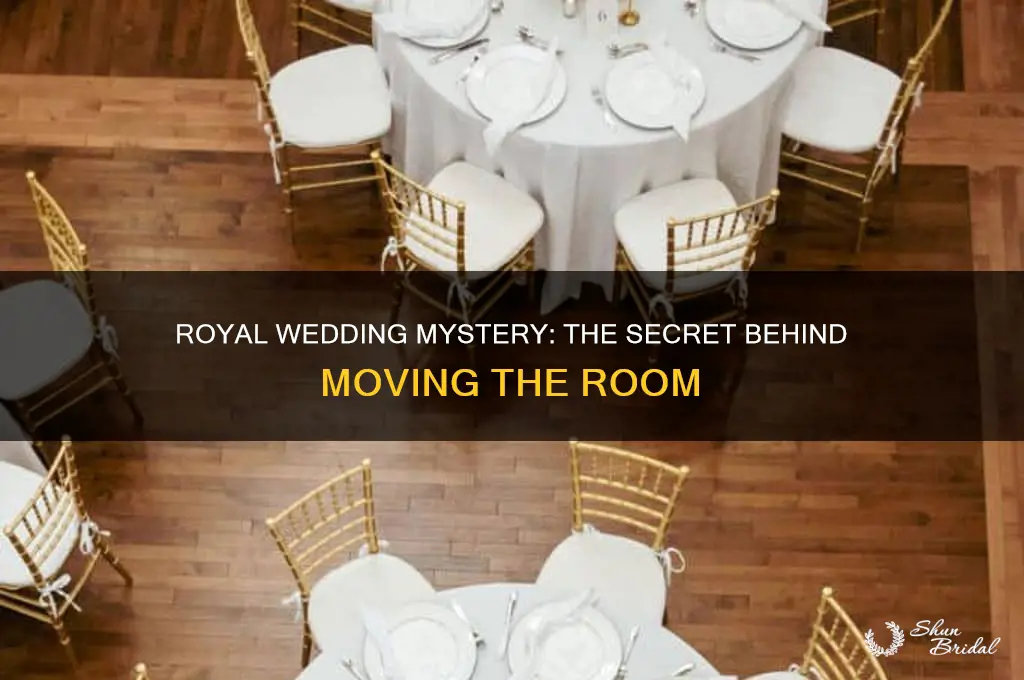 how did they move the room in royal wedding