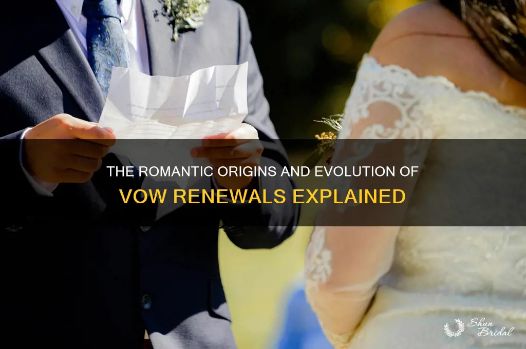 how did vow renewal start
