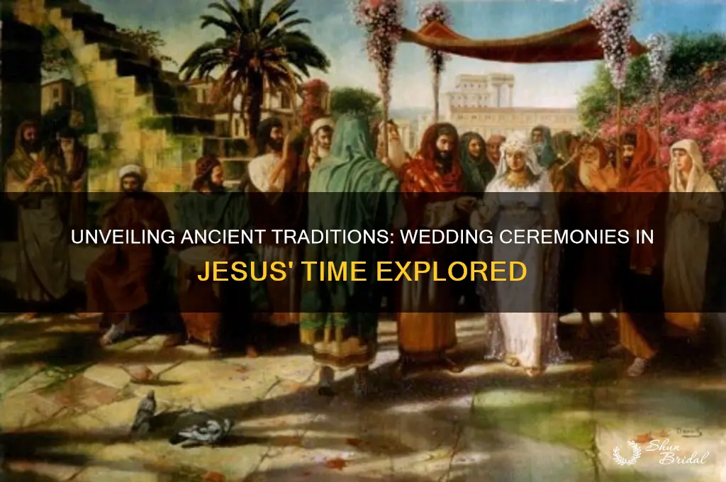 how did wedding ceremonies work in jesus day