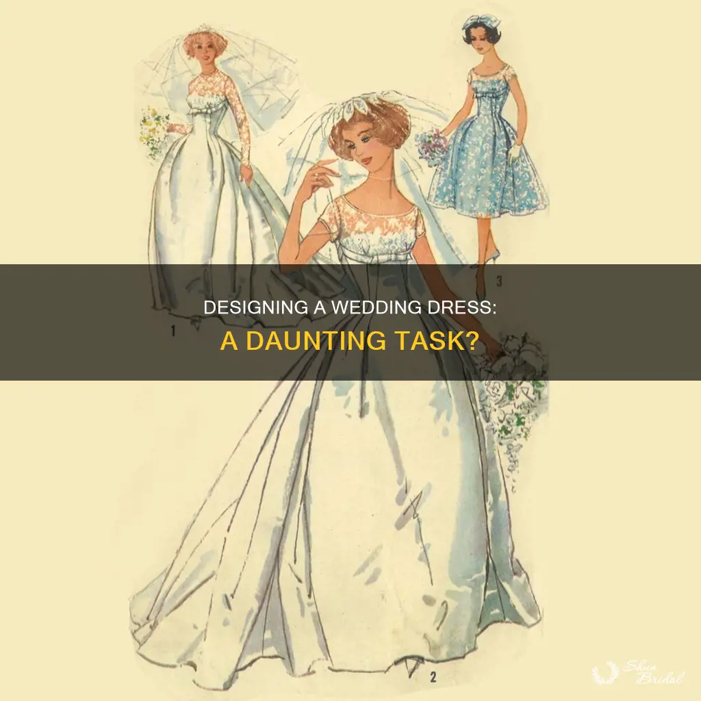 how difficult is it to make a wedding dress