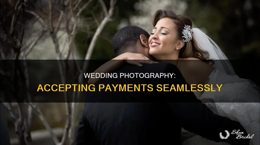 how do accep payment wedding photography