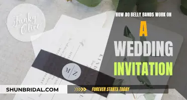 Belly Bands: Enhancing Wedding Invites with Style and Function