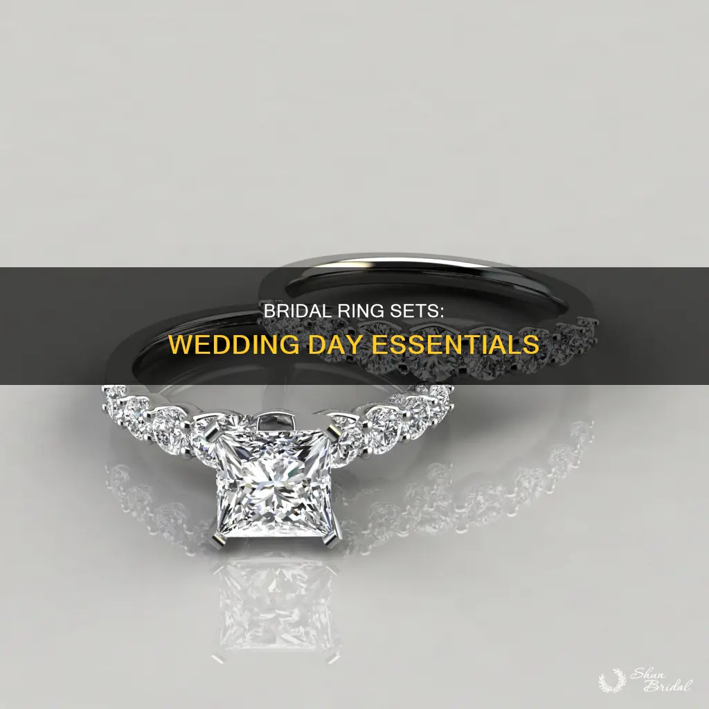 how do bridal set rings work on wedding day