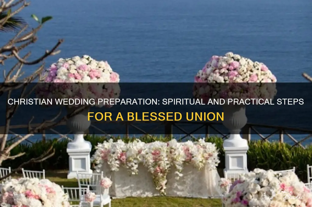 how do christians prepare for a wedding
