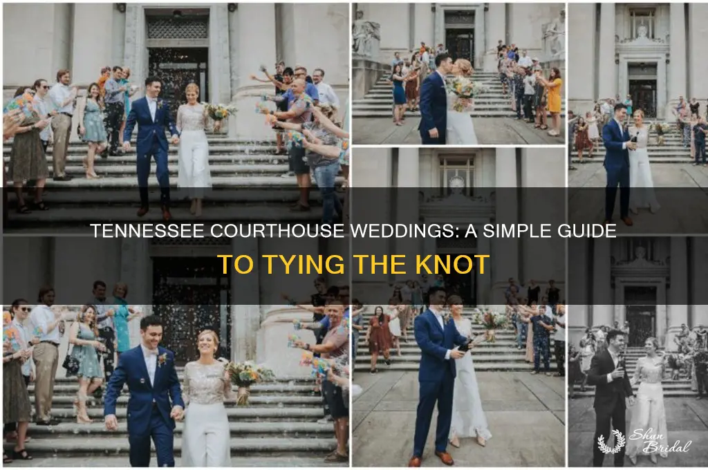 how do courthouse weddings work in Tennessee