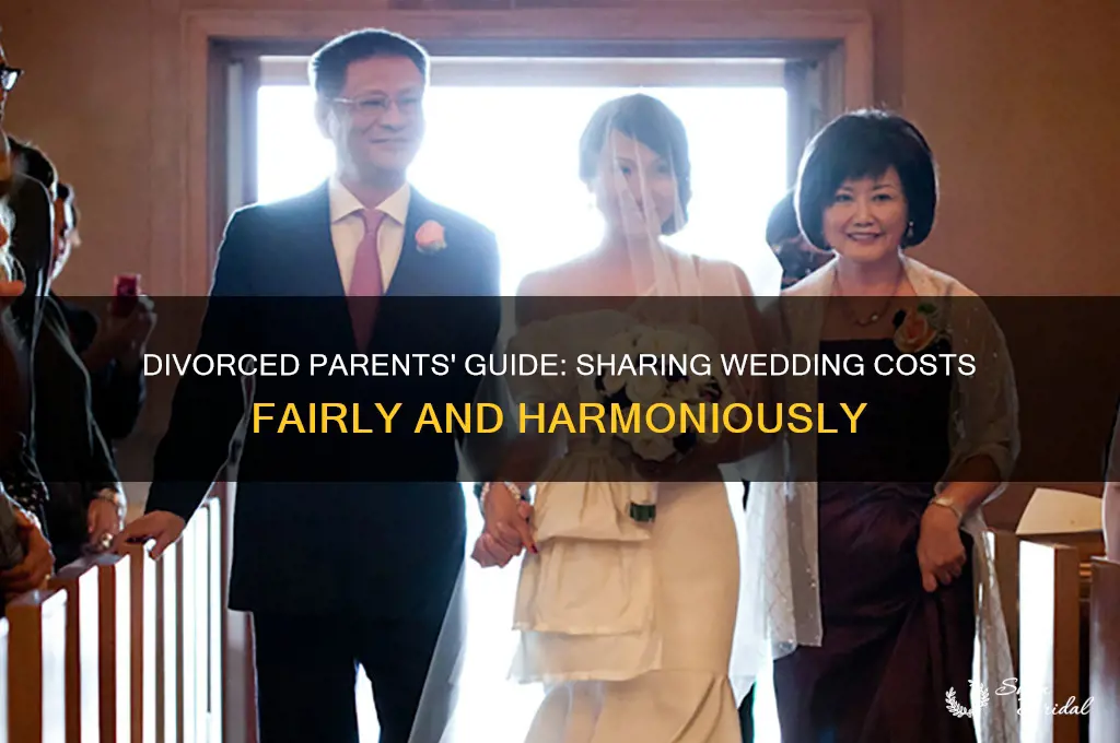 how do divorced parents pay for wedding