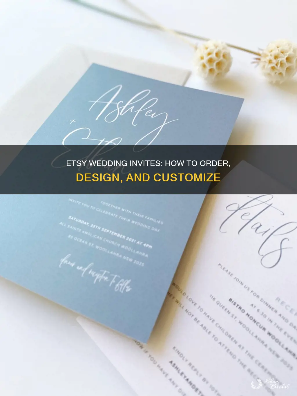 how do etsy wedding invitations work