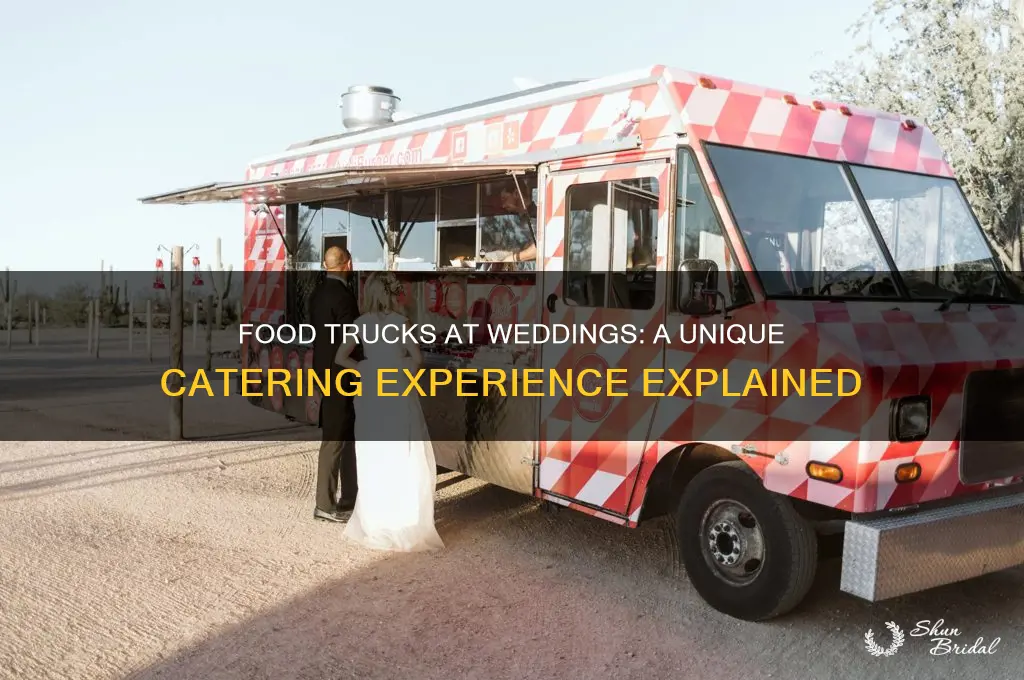 how do food trucks at weddings work