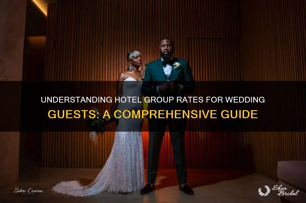 how do group rates work at hotels for weddings