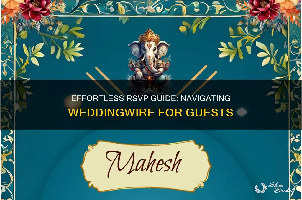 how do guests rsvp on wedding wire