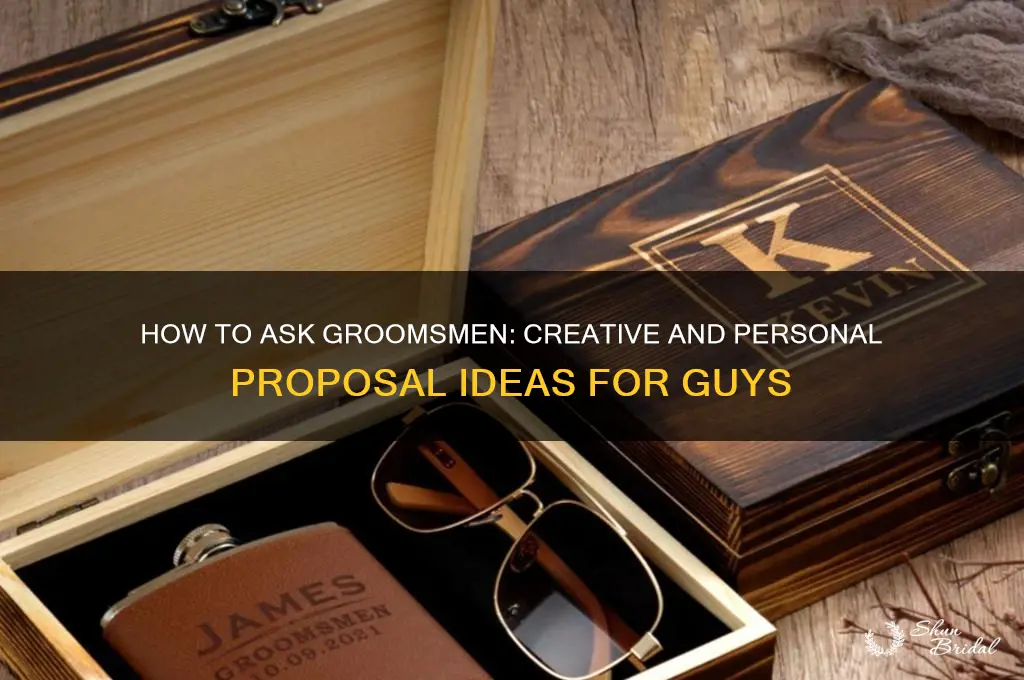 how do guys ask groomsmen
