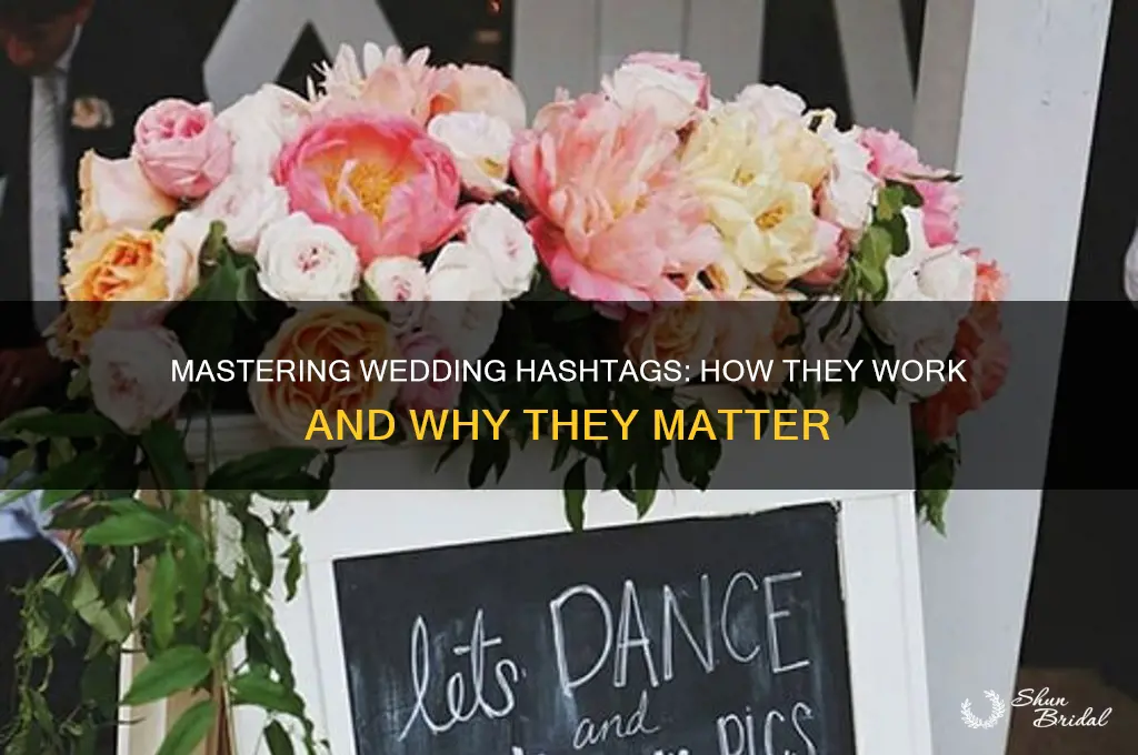 how do hashtags work for weddings