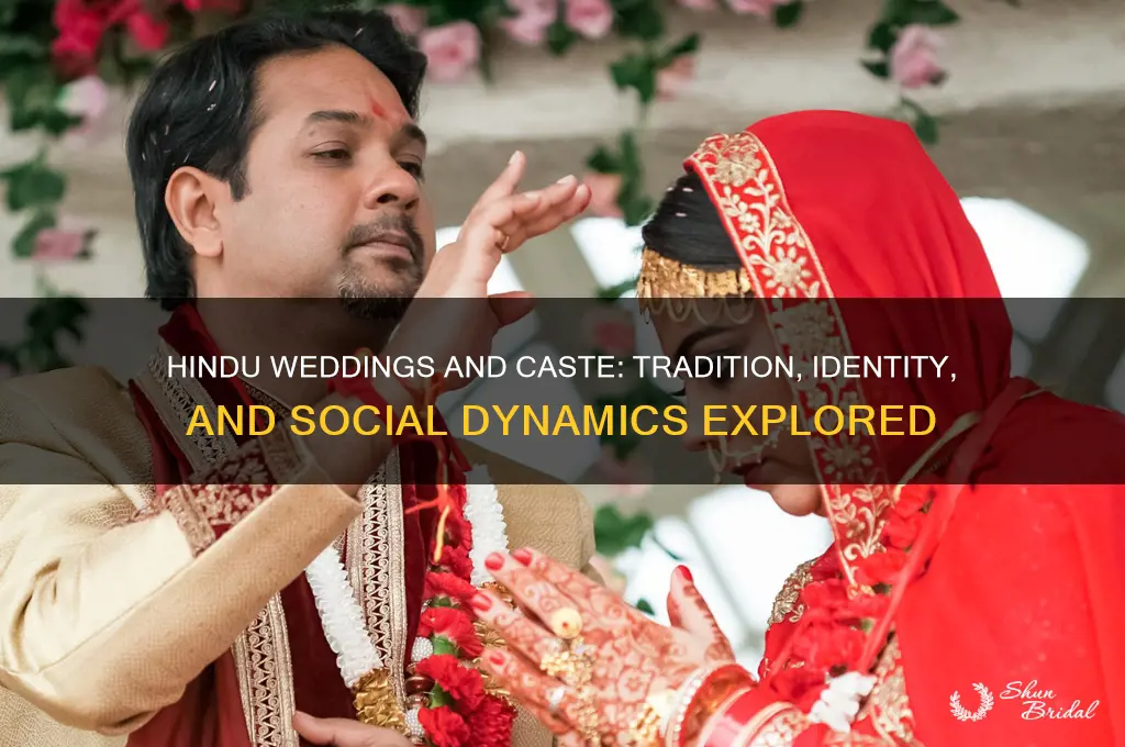 how do hindu weddings relate to caste system