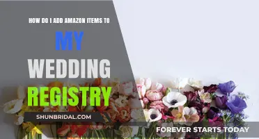 Creating a Wedding Registry: Adding Amazon Items Easily