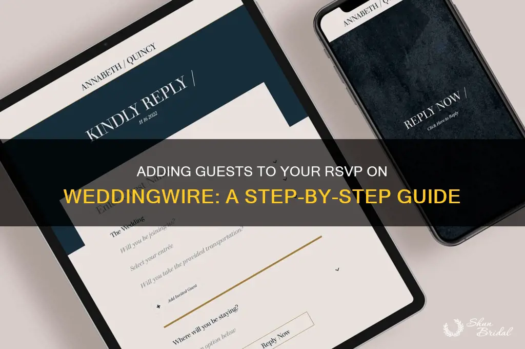 how do I add guests to rsvp on wedding wire