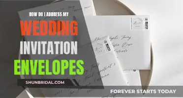 Addressing Wedding Invitation Envelopes: Etiquette and Style Guide