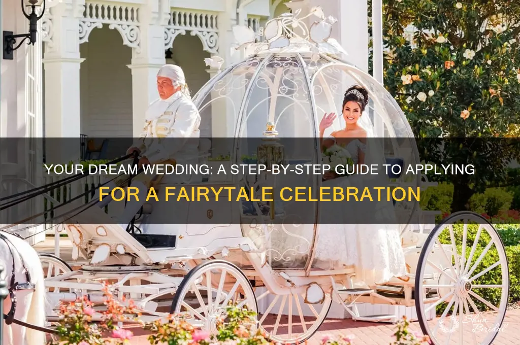 how do I apply for my fair wedding