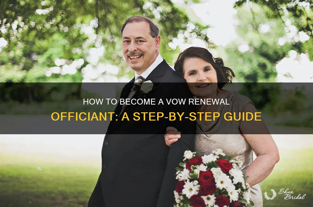 how do i become a vow renewal officiate