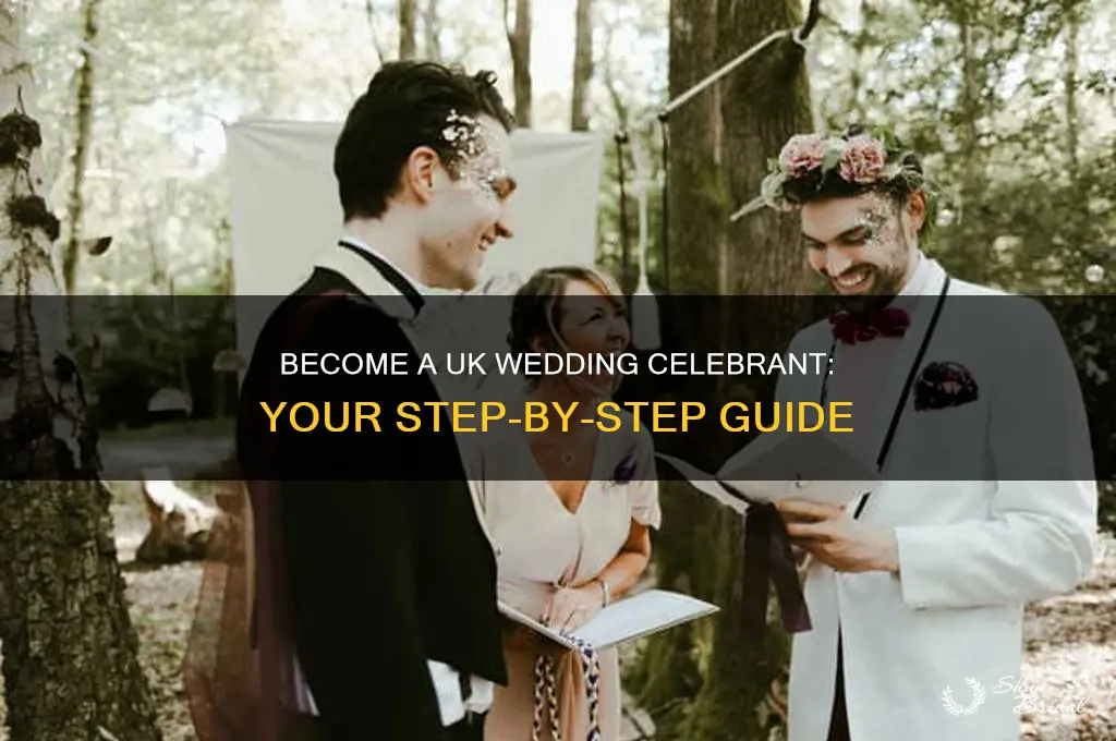how do I become a wedding celebrant in the uk