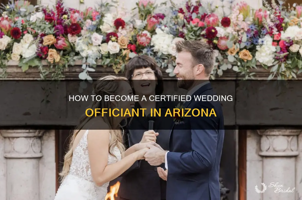 how do I become a wedding officiant in Arizona
