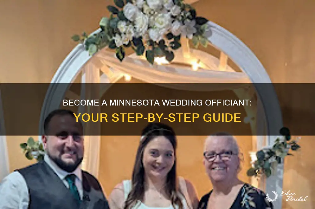 how do I become a wedding officiant in minnesota