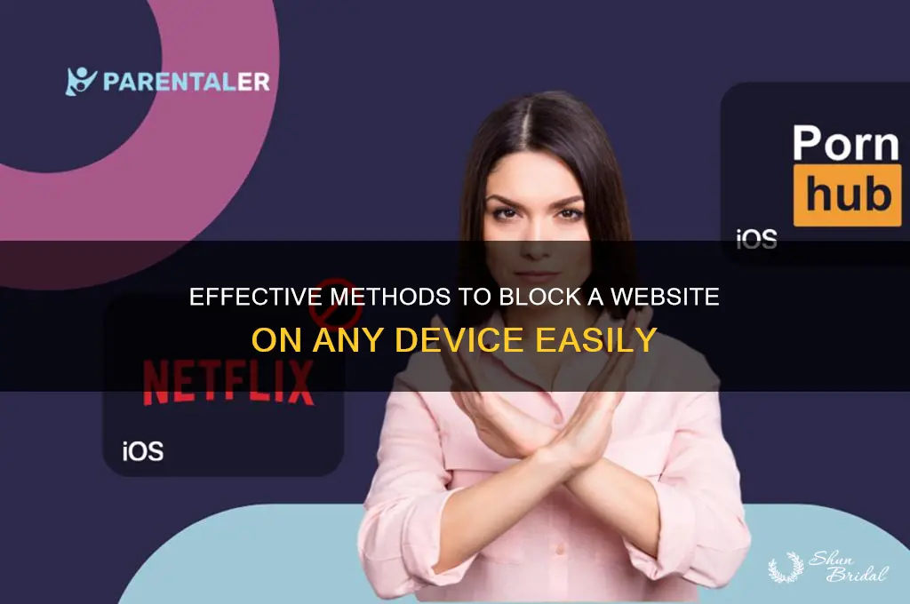 how do I block a wed site