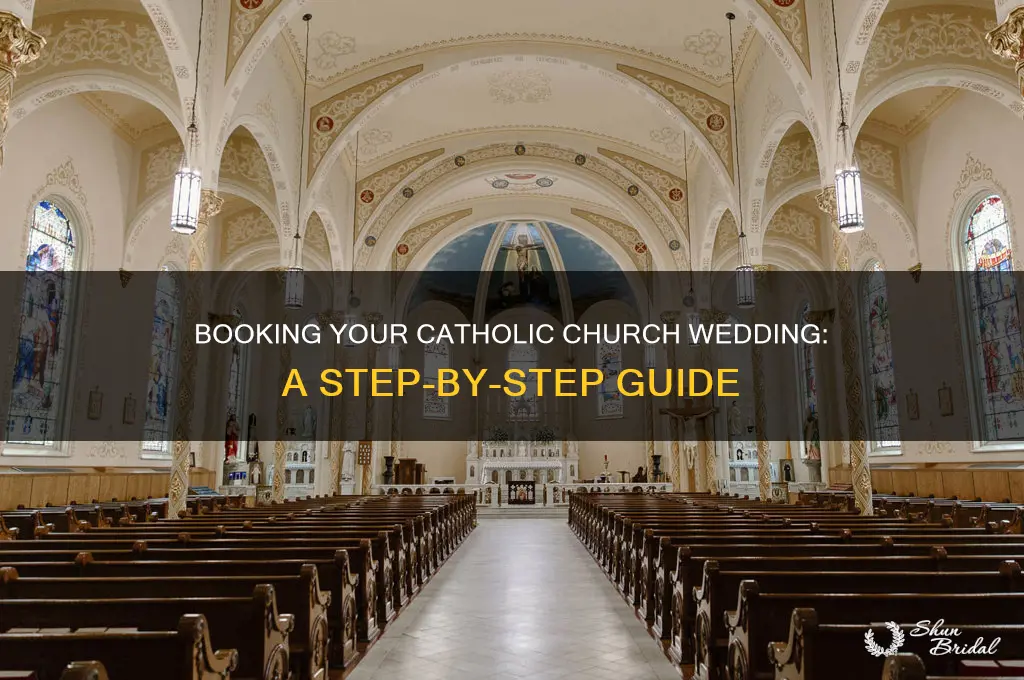 how do I book a catholic church wedding