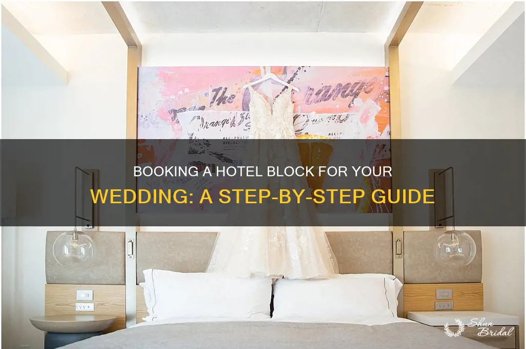 how do I book a hotel block for wedding