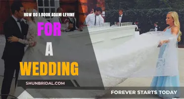 Booking Adam Levine for Your Wedding: A Step-by-Step Guide