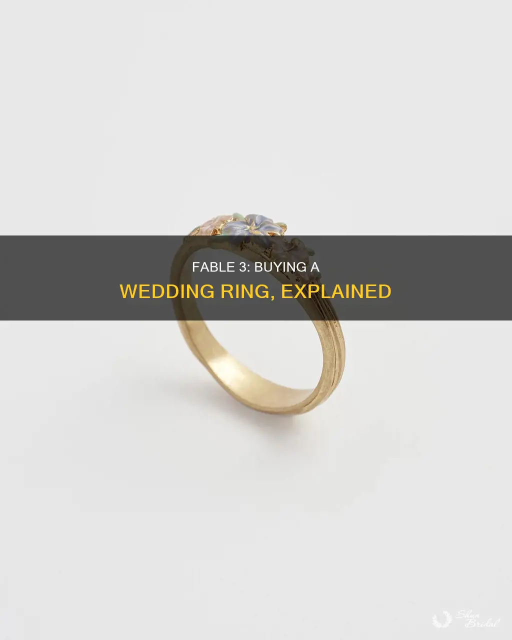 how do I buy a wedding ring in fable 3