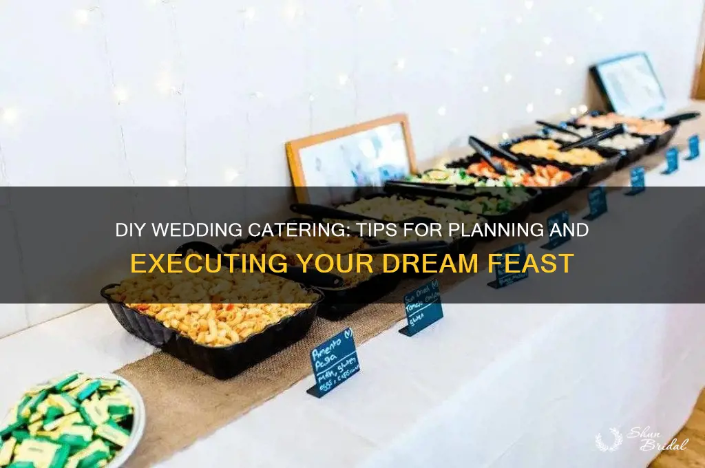 how do I cater my own wedding