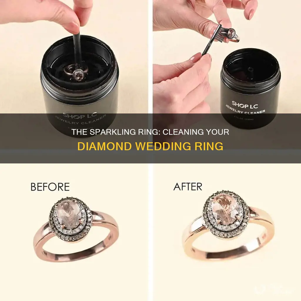 how do I clean my diamond wedding ring