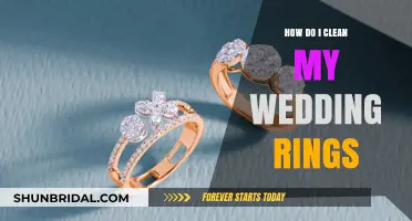 Sparkling Rings: Cleaning and Caring for Your Wedding Bands