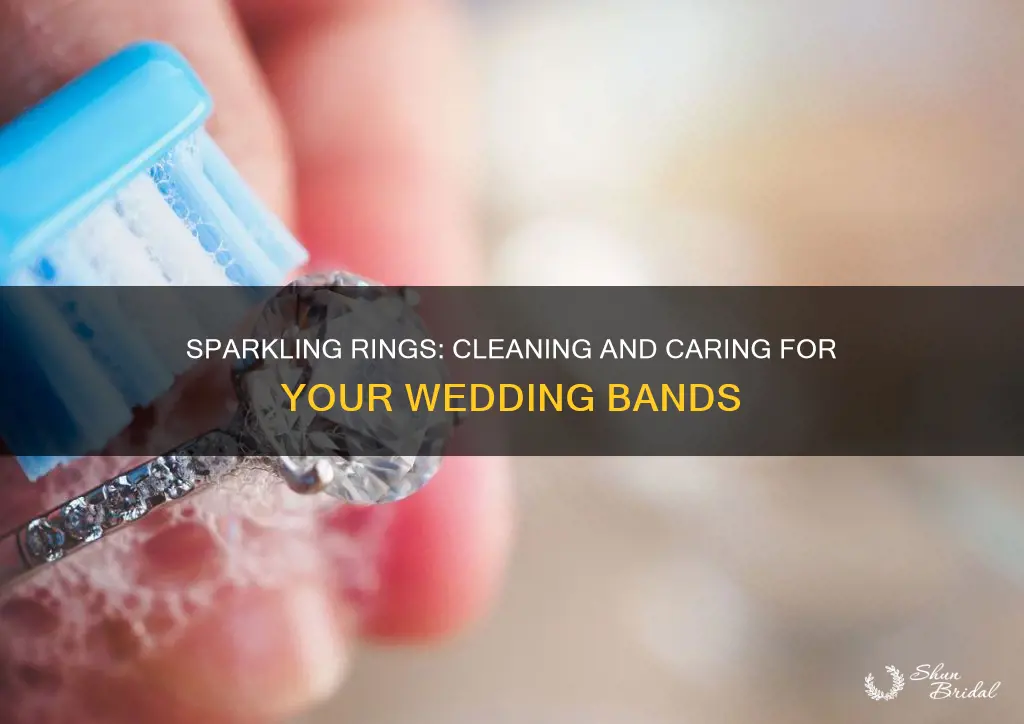 how do I clean my wedding rings
