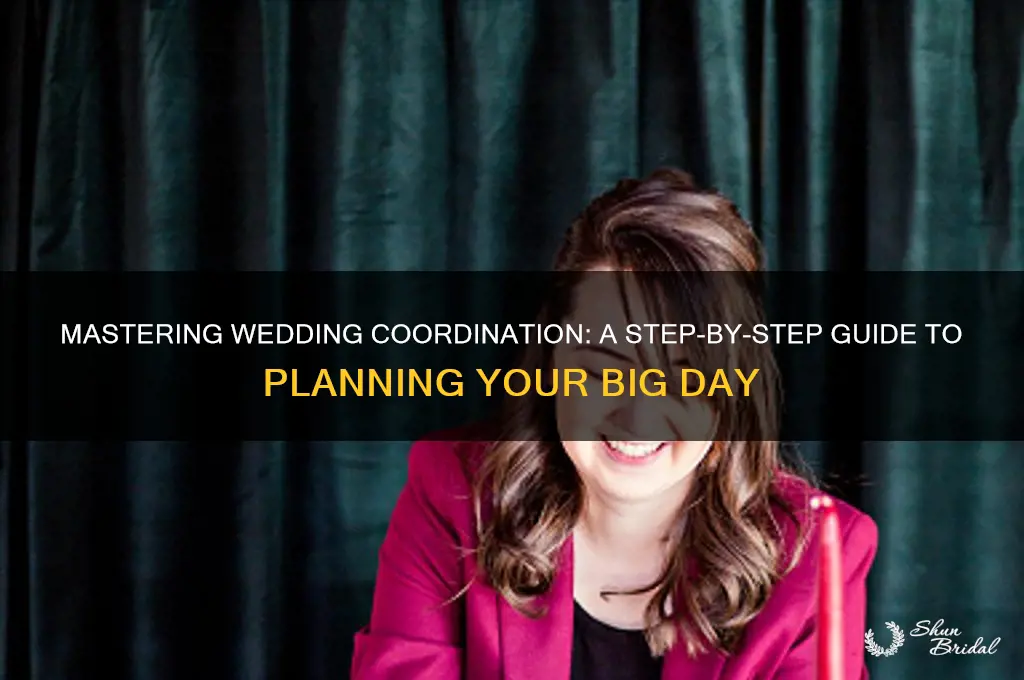how do I coordinate a wedding