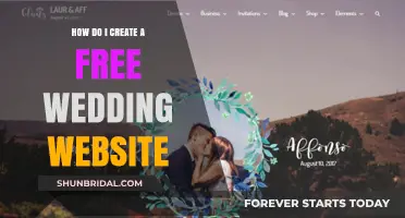 Create Your Dream Free Wedding Website: Easy Steps & Tips