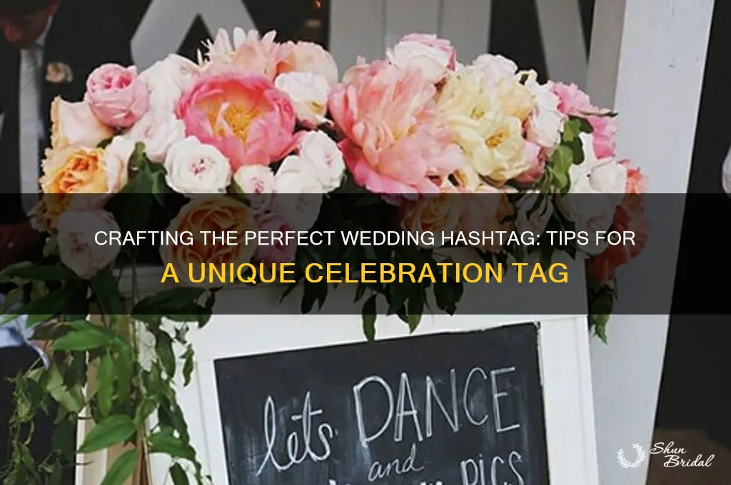how do I create a hashtag for my wedding